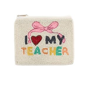 I LOVE MY TEACHER" Coin Pouch